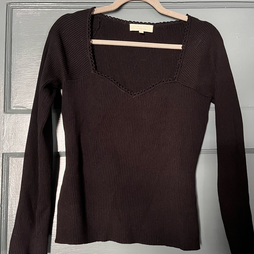Sezane Maha Jumper - Black - L